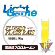 Флюорокарбон Yamatoyo Fluoro Flash Rays, #0.6, 2 Lb, 150 м, лимонный
