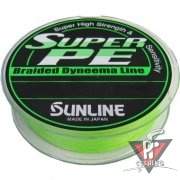 Плетеный шнур Sunline SUPER PE 300m  50lb (светло-зеленый) (5.0) D=0,37mm
