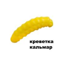 Силиконовая приманка Crazy Fish MF H-Worm Inline 0.7" 60 шт (6*10) 62-17-3-7 креветка+кальмар цв. banan (банан)