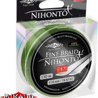 Плетеный шнур Mikado Nihonto Fine Braid 0,30 green (150 м)