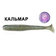 Силиконовая приманка Crazy Fish Vibro Worm 3,4" 13-85-3d-6-F кальмар цв. swamp pearl (болотная жемчужина)