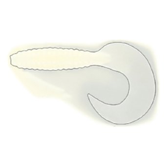 Твистер Noebi S3119 цвет NW101, 6cm/3.8g, уп.6 штук