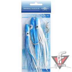 Морская оснастка Mikado OCTOPUS RIG 12 см, крючок № 7/0 (3шт.) BLUE/WHITE