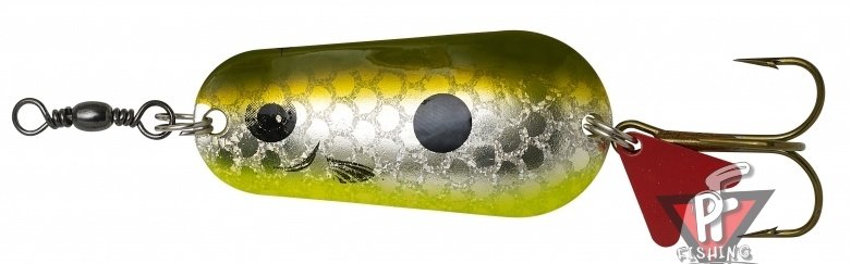 Блесна DAM Effzett Standart UV Active 45гр - Olive/Silver UV