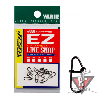Застежки Yarie №558 EZ Line Snap, #0, 22 Lb, black