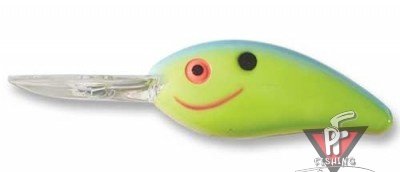 "Bomber"  BD6F CHBL "Fat Free Shad"  (6,1 см 14 гр 8-14ft) Chartr Blues