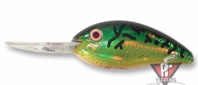 "Bomber"  BD6F DFT "Fat Free Shad"  (6,1см 14 гр. 8-14ft) Dance's Fire Tiger