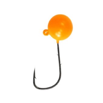 Вольфрамовая джиг-головка GRFish, цвет оранжевый, крючок №4, 1.5 гр., уп.3 штуки