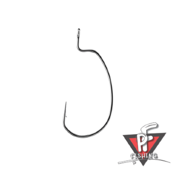 Крючок офсет B-51, цвет BC, размер 2/0, упаковка 100 штук