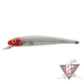 "Bomber" BSW146A XSI04 "A-Salt" (14,6см 28гр. 2-4ft) Silver Flash/Red Head