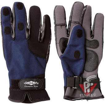 Перчатки рыболовные неопреновые Mikado UMR-04 размер M