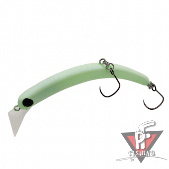 Воблер 1089 Koubou SakasanYoro Slim 60FS, 3.3 г, #05 Zunda Glow