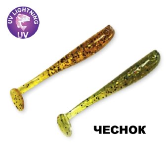 Силиконовая приманка Crazy Fish Nano Minnow 1.1" 68-27-1/9-5 чеснок цв. olive (оливка)/ цв. caramel (карамель)