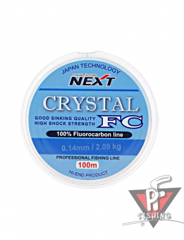 Флюорокарбон CRYSTAL FC 100м, 0.22 мм, 5.17 кг, прозрачная