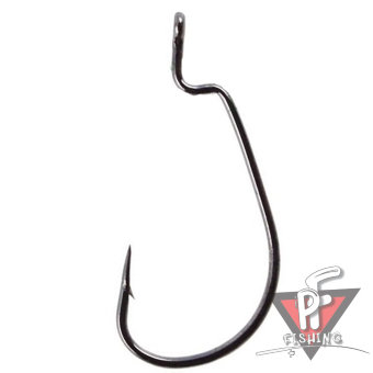 Крючок офсет B-91, цвет BC, размер 1/0, упаковка 100 штук