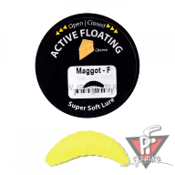 Силиконовые приманки Trout Zone Maggot Floating, 1.6 inch, сыр, сырный