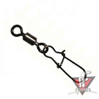 Вертлюги с карабином и подшипником Duo lock snap №4, уп. (10 шт.)